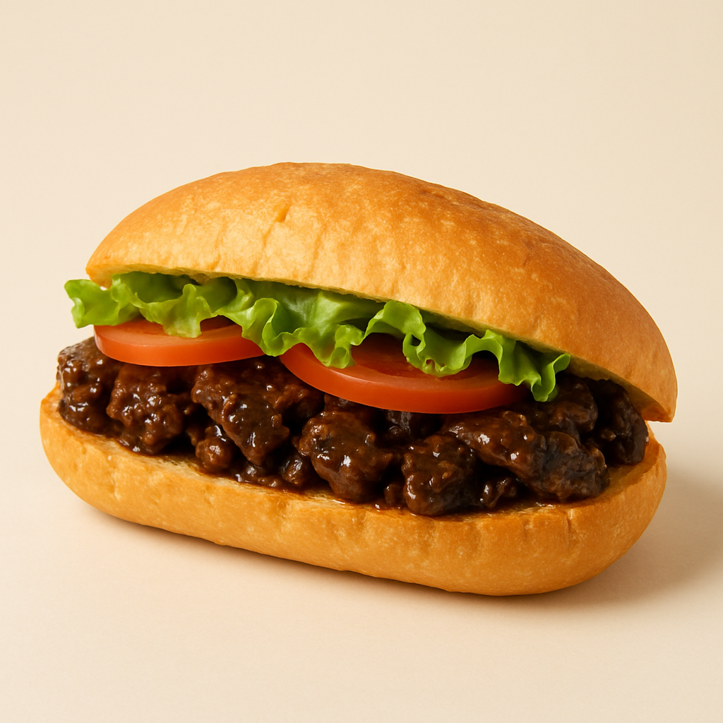 Bánh Mì Bò Xốt Tiêu Đen